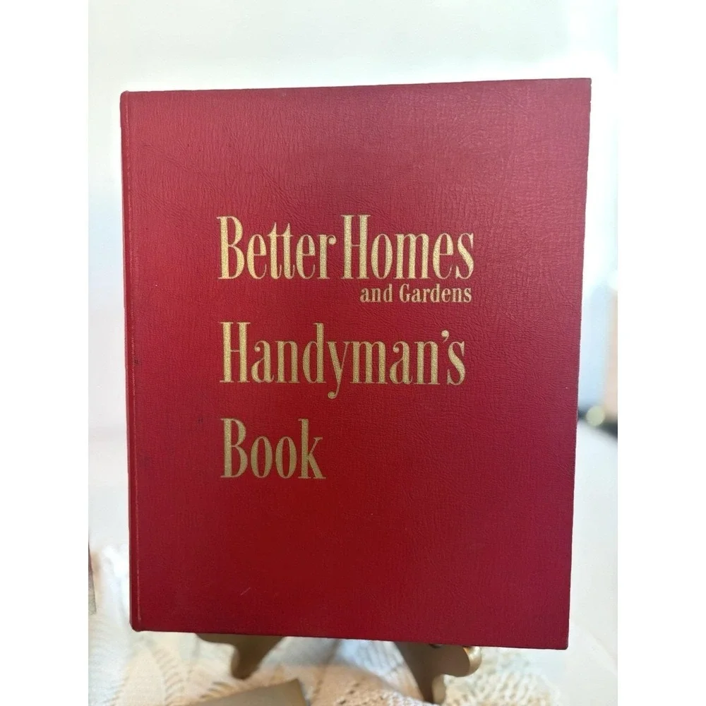 VTG Handyman's Book Lot:2 Better Homes and Gardens 5 Ring 1st&4th.Sears Wiring.